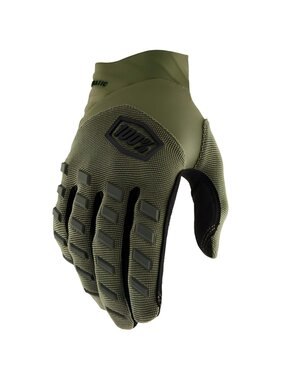 100% 100% AIRMATIC handschoenen army green