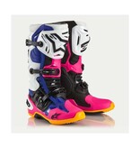 Alpinestars   	 Alpinestars Tech 10 Boots LE COAST WHITE / DARK BLUE / PINK FLUOR