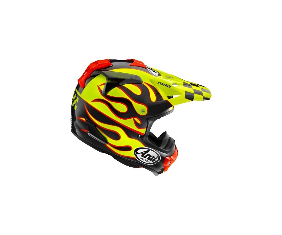 Arai ARAI MX-V EVO, FLAME YELLOW