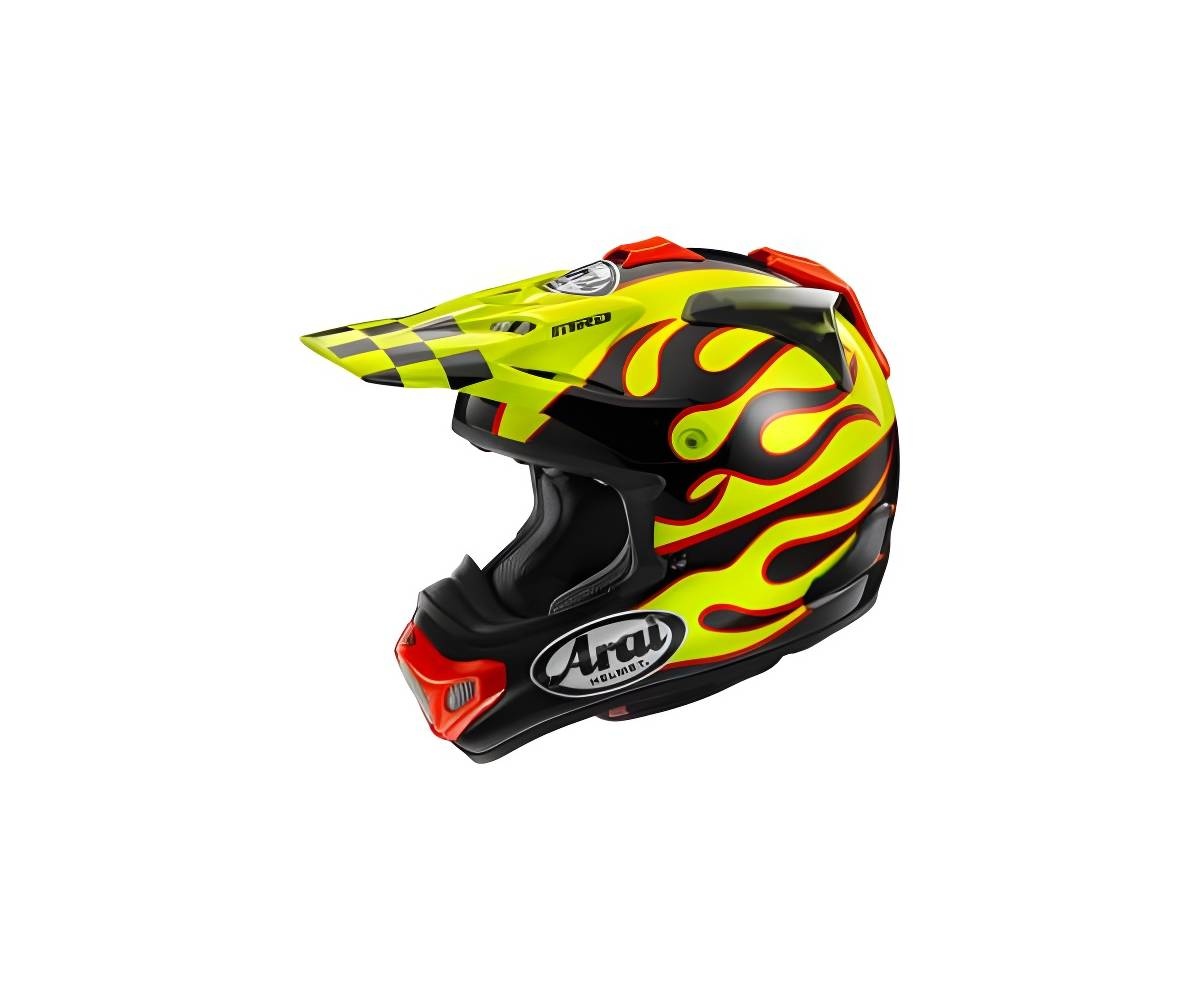 Arai ARAI MX-V EVO, FLAME YELLOW