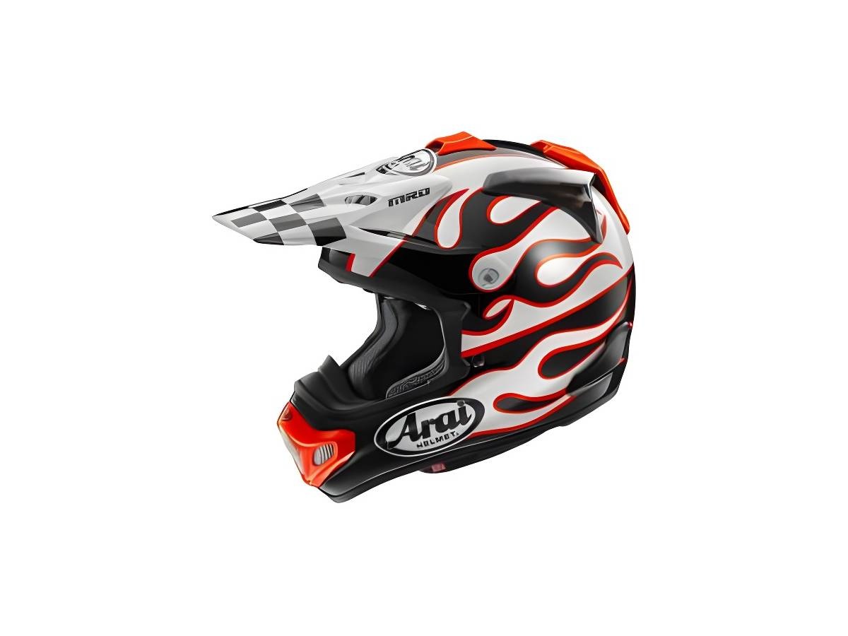 Arai ARAI MX-V EVO, FLAME WHITE