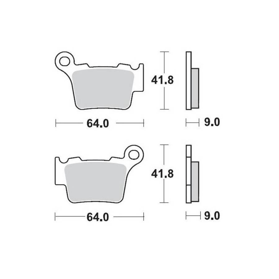 moto master MMT Nitro Remblok R. past voorKTM 04- HVA 06- SX85 21-