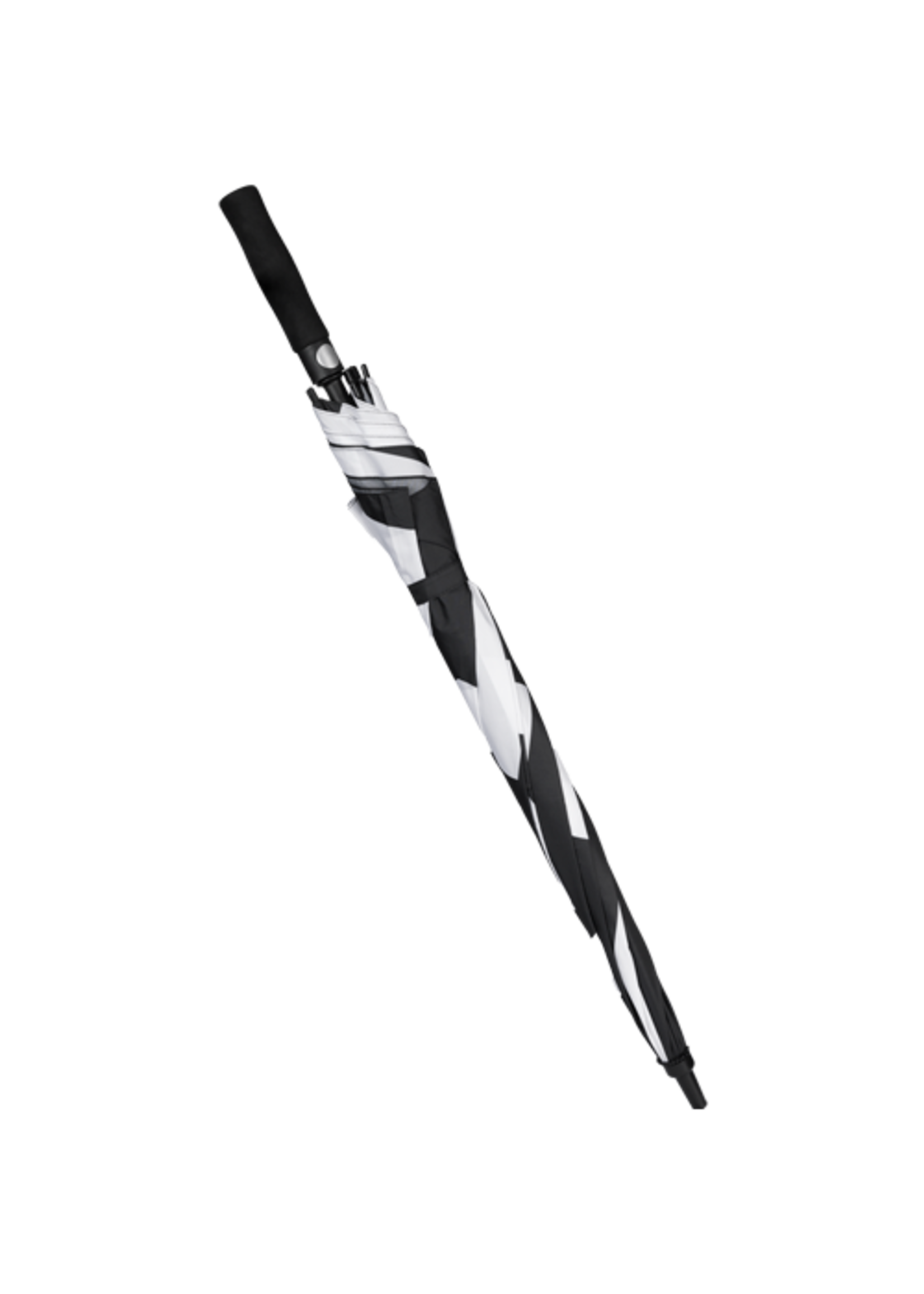 fxr  FXR PARAPLU 25 ZWART/WIT - OS