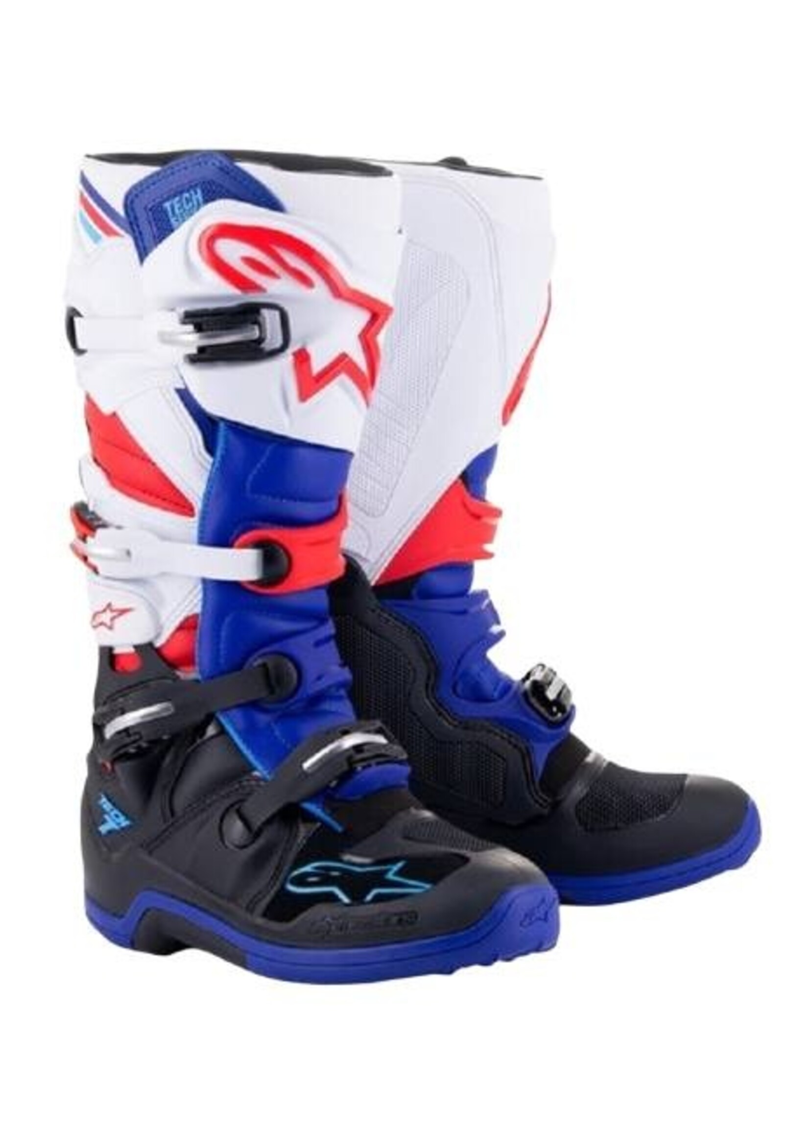 Alpinestars ALPINESTARS Boots TECH 7 Black / Dark Blue / Red / White