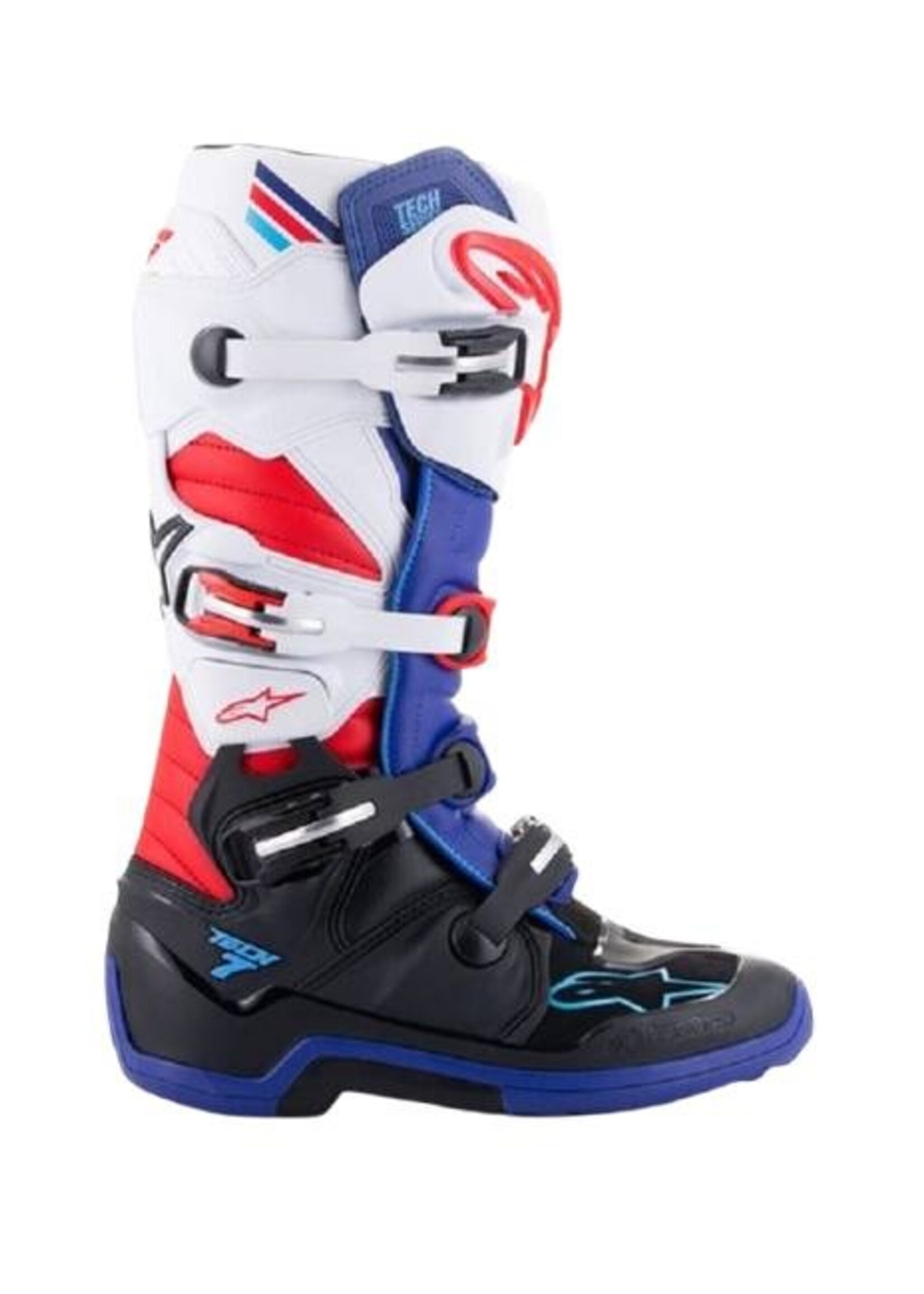 Alpinestars ALPINESTARS Boots TECH 7 Black / Dark Blue / Red / White