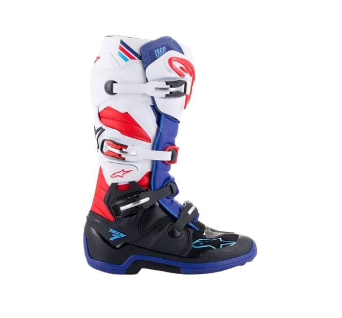 Alpinestars ALPINESTARS Boots TECH 7 Black / Dark Blue / Red / White