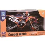 NewRay Cooper Webb Red Bull KTM SXF450 Toy Model Replica Schaal 1:6 (Groot!)