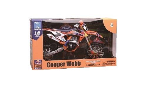 NewRay Cooper Webb Red Bull KTM SXF450 Toy Model Replica Schaal 1:6 (Groot!)