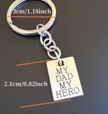 My Dad My Hero sleutelhanger met foto