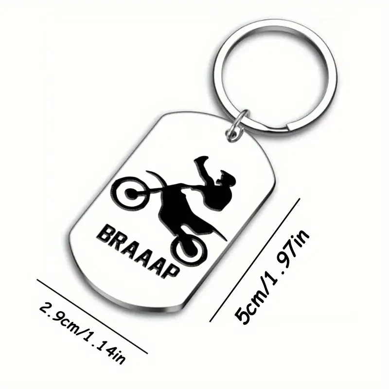Braaap sleutelhanger met foto