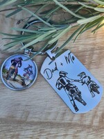 Dad & Me sleutelhanger met foto