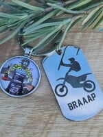 Braaap sleutelhanger met foto