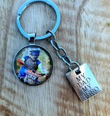 My Dad My Hero sleutelhanger met foto