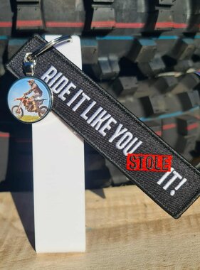 Ride It Like You Stole It sleutelhanger met foto