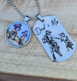 Dad & Me ketting met foto