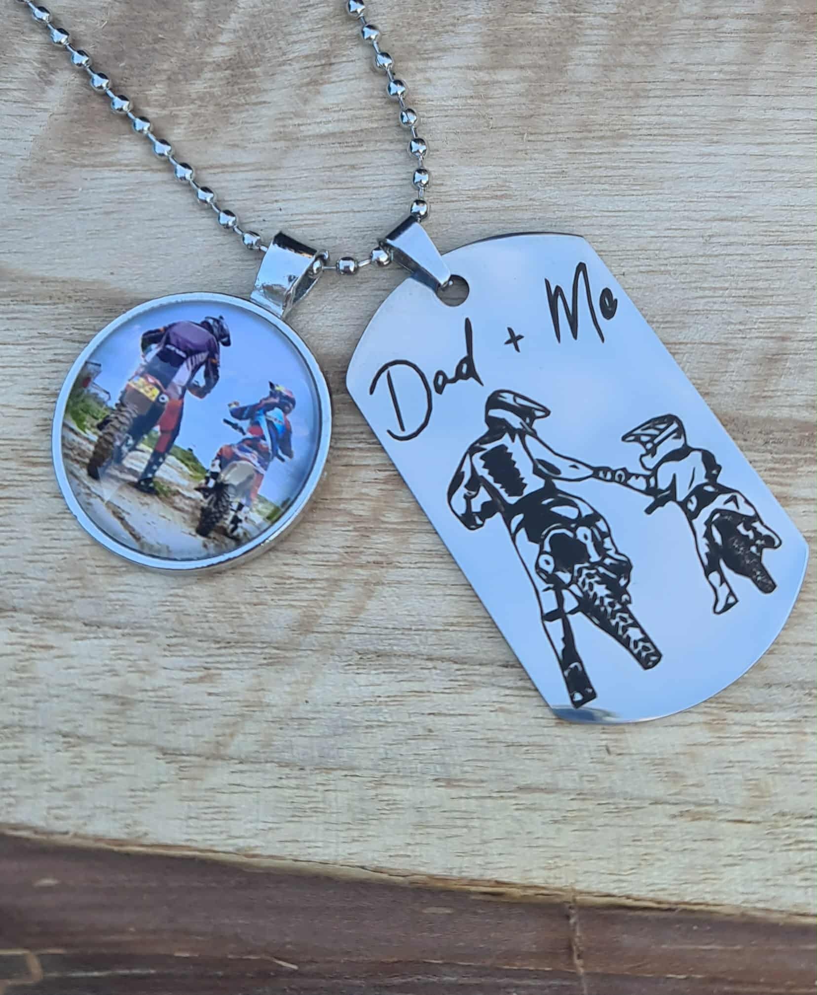 Dad & Me ketting met foto