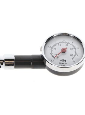 TMV Tire Pressure Gauge Gray Paint 60PSI - 4.5 Bar Max.