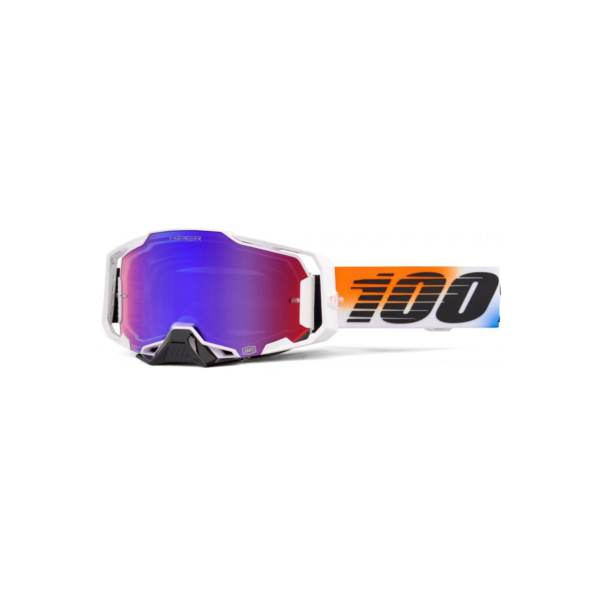 100% ARMEGA HIPER GOGGLE UNITED RED/BLUE LENS