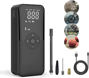 Dike  	 DIKE Draagbare Elektrische Bandenpomp Voor elk type voertuig