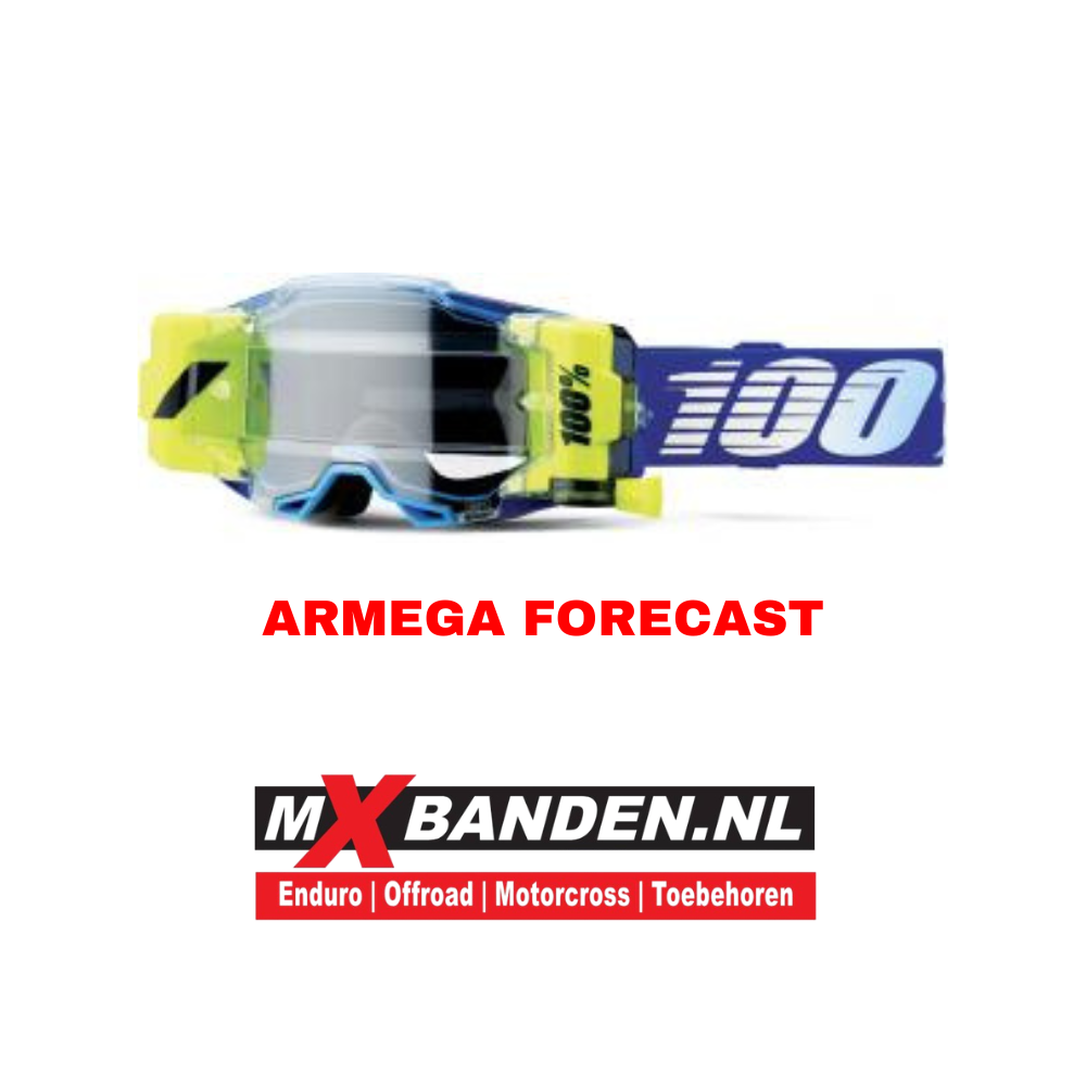 100% ARMEGA FORECAST GOGGLE VERSCHILLENDE KLEUREN;