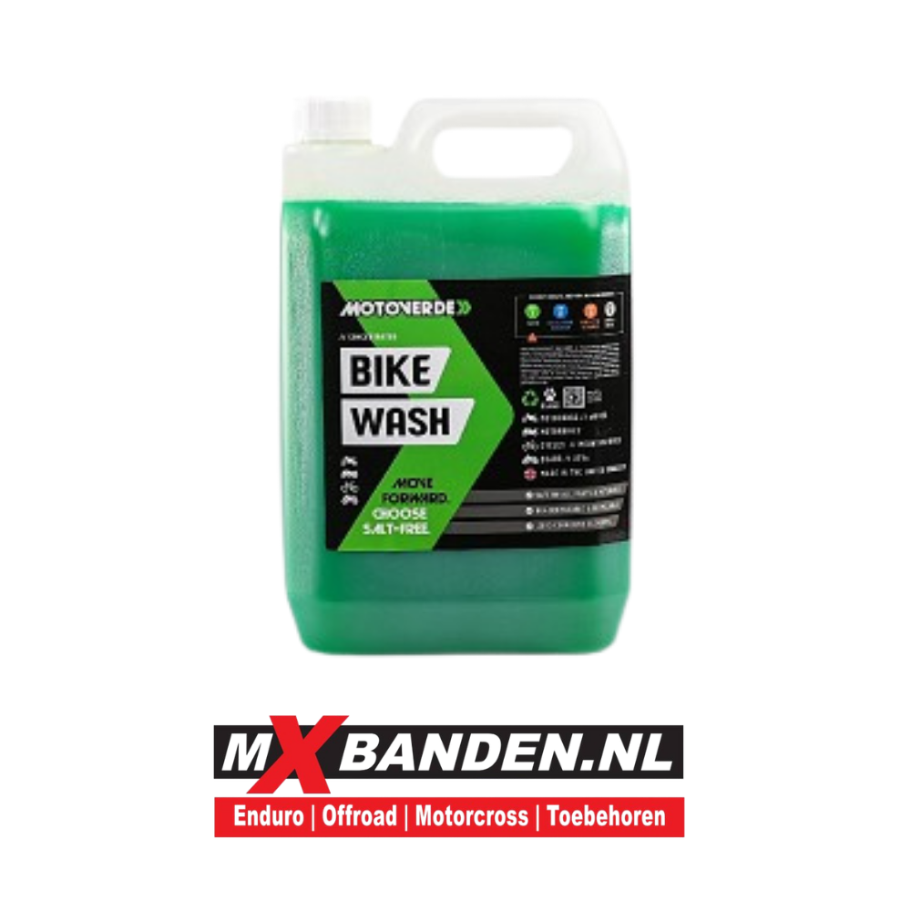 Motoverde   MOTOVERDE MX Bike Wash Concentrated Can 5 liter    	 MOTOVERDE MX Bike Wash Concentrated Can 5 liter