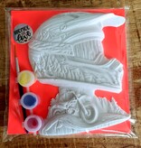 Schilderbaar Motorcross Gipsfiguur | MXBanden.nl