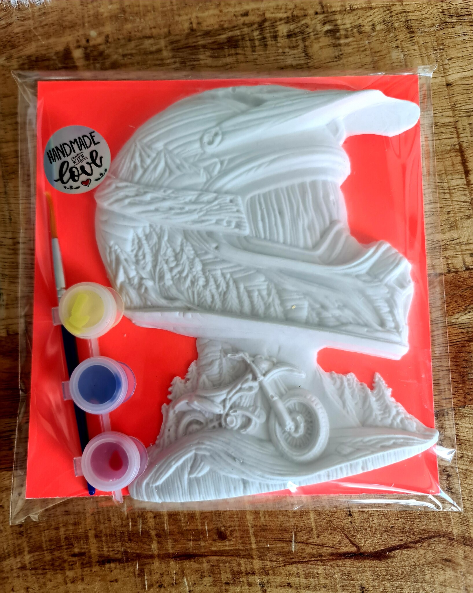 Schilderbaar Motorcross Gipsfiguur | MXBanden.nl