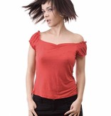 Arvind Verrücktes Red Frauen Top