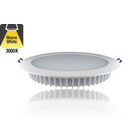 Led Downlighter 12w, 1040 Lumen, 3000K Warm Wit, Ø200 mm gatmaat, 5 Jaar Garantie