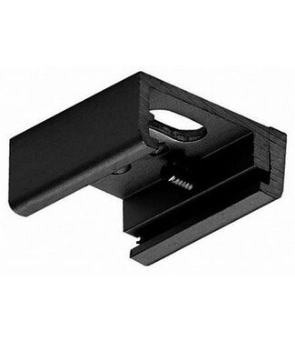 Plafondbeslag voor 3 Fase Rail 4 wire Zwart