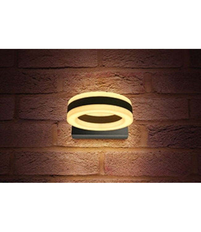 Led Buitenlamp Ciclo, 11w, 480 Lumen, 3000K Warm Wit, IP54, 3 Jaar Garantie