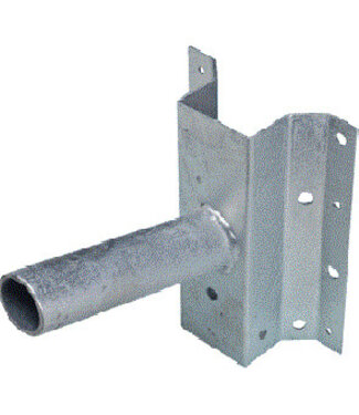 LED Straatlamp Muursteun Φ48mm,  Zilver