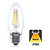 E27 4w Filament Peer, 470 Lumen, 2700K Warm Wit, 2 Jaar Garantie