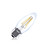 E27 4,5w Filament Peer, 470 Lumen, 2700K Warm Wit, Dimbaar, 2 Jaar Garantie