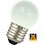 E27 1w Bol Lamp, 50 Lumen, Matte Kap, 2000K Flame