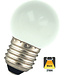 E27 1w Bol Lamp, 30 Lumen, Matte Kap, 2650K Warm Wit
