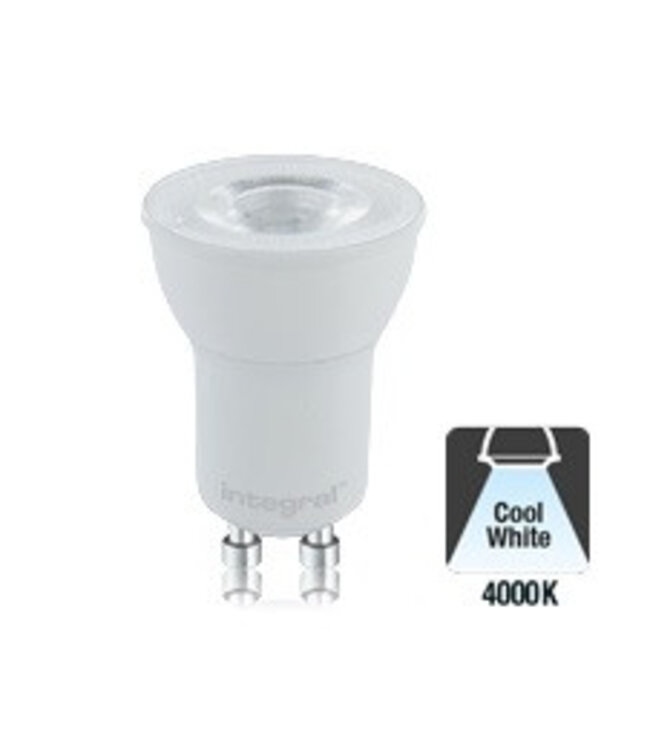 GU10 LED Spot 35mm, 3,4w,  4000K, Lichthoek: 36°, 2 Jaar garantie