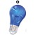 E27 LED Bollamp Blauw