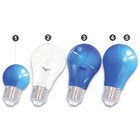 E27 LED Bollamp Blauw