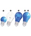 E27 LED Bollamp Blauw