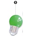 E27 LED Bollamp Groen