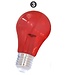 E27 LED Bollamp Rood