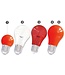 E27 LED Bollamp Rood