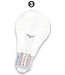 E27 LED Bollamp Geel