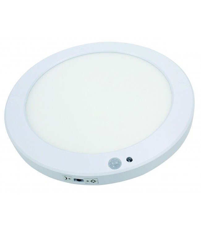 Led Inbouw/Opbouw Downlighter 10w/15w/18w, Ø220mm, 950-1450 Lumen, 3000K Warm Wit, IP20, Met bewegingssensor, 2 Jaar Garantie