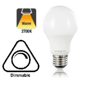 E27 8,5w Classic Globe, 806 Lumen, 2700K Warm Wit, Dimbaar, 2 Jaar Garantie