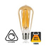 UITVERKOOP: E27 5w Filament ST64 lamp, 1800K Extra Flame, Dimbaar