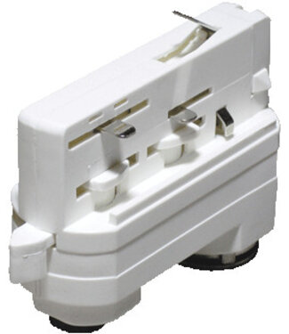 3 Fase Rail Adapter Wit - Voor Pendel Armaturen