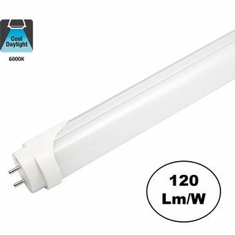 Led Tube 60cm, 9w, 1050 Lumen (120lm/w), 6000K Koud Wit, 3 Jaar Garantie