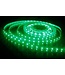 UITVERKOOP - Led Strip ROL 5 meter 3528SMD, 6w/m, 60 led/m, 240Lm/m, Groen, 12v, IP33, 8mm